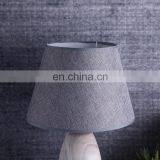 Popular Modern Design Wood Grain Relief Decorative Hotel Vintage Nightstand Lamps for Home Decor thumbnail-3