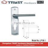 LP190-1:Solid Stainless Steel Door Handle With Lock Plate