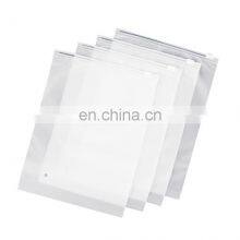 PVC Sliding Lock Transparent Frosted Full Bag Custom Pattern Size for Outdoor Clothing thumbnail-3