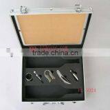 Aluminum Profile Fireproof Shell Wine Display Case With Lock and Handle thumbnail-1