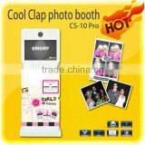 Customized Digital Touch Screen Photo Booth/Self Service Photo Booth With Printer
