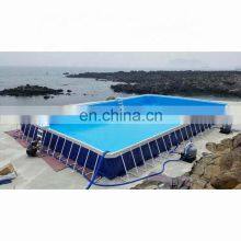 PVC Rectangle Steel Metal Frame Swimming Pool for Sale/inflatable Water Pool