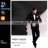 stock 430G TR cheap twill black mans suit fabric