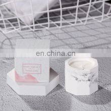 2022 Marbled Gypsum Jar Candle Smokeless Scented Candles Handmade Soy Wax Fragrance Essential Oil Aromatherapy Candle thumbnail-4