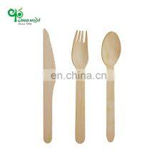 100% Organizer Bamboo Style Forks Spoons Knives Cutlery Set Luxury Compostable Disposable Utensils thumbnail-4