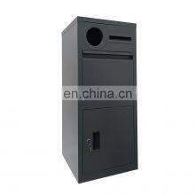 Большая свободностоящая блокируемая почтовая ящик для посылок для квартиры с комбинированным кодовым замком почтовая ящик