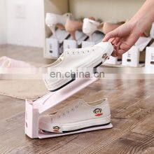 Wholesale Supplier Portable Best Travel Holder Charm Smart Closet Slot Plastic Storage Rack Shoe Organizer thumbnail-5