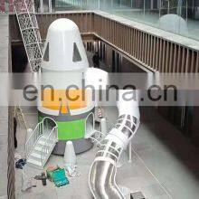 Combines PE Wooden Outdoor Playground and Customized Amusement Equipment Stainless Steel Slide thumbnail-4