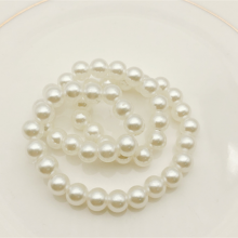 Newest Pearl Napkin Ring Handmade Dinner Decorations for Wedding Table thumbnail-5