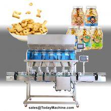 Automatic Bottle Can Filler Nut Walnut Oats Snack Food Granule Weighing Filling Machine