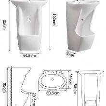 Muslim Quality Ceramic Bathroom Wash Feet Sink for Home Using thumbnail-3