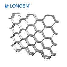 Stainless Steel Hexagonal Mesh Short Lance Hex Grid Wholesale 1mx1m for Refractory Linings in Furnaces