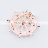 Fashion Jewelry Brooch Vintage Ship Wheel Brooch The Leader Personality Brooch thumbnail-2
