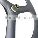 Oem Fixie Wheels 700c Track Bike Wheelset Full Carbon Fiber Racing Bicycle Rim 28inch Trispoke Clincher Rims Light Weight Rim thumbnail-2