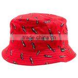 Wholesale Customized Custom Printting Bucket Hats High Quality Woven Label Bucket Hats thumbnail-2