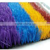 Anti UV Autumn Spring Coloured Artificial Grass Synthetic Turf SGS Certification