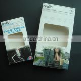 cell phone case package paper box with PVC window