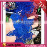 2016 Popular Best Guipure Lace Water Solubility Lace Embroidery 110cm for Colored Lace Bridal thumbnail-1