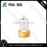 Red Color Clear Glass Cake Dome,Glass Cake Cover thumbnail-3