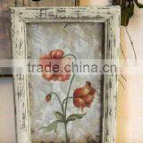 Shabby Chic Distressed White Wood Picture Frame thumbnail-3