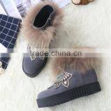 Korean New Styles Snow Woman Canadian Fur Snow Boot Made in China thumbnail-2