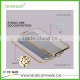 Crystal Metal Bumper Frame Case Cover for IPhone 6 With Retail Packaging