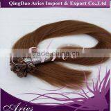 50 Strands 0.5g Pre Bonded Nail U Tip Real Human Hair Extensions 18 Inch thumbnail-1