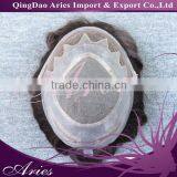 Grey Synthetic Hair Mens Hairpiece for Men thumbnail-4