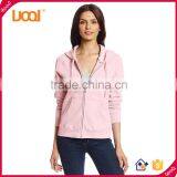 Custom Supreme Quality Women Zip Cotton Hoodie/ Plain Design Hoodies/blank Sports Hoodie Wholesale China