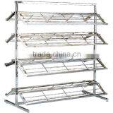 Custom Design Retail Storage Metal Shoe Rack Display With 4 Tier Metal thumbnail-1