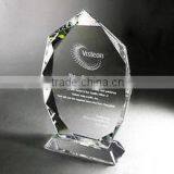 Custom Clear Engraved Crystal Award Trophy