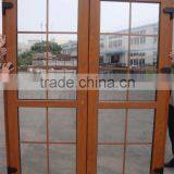 Wood Color Frame Cheap House Casement Door for Sale in Foshan thumbnail-3