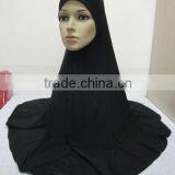 H238 Plain Big Size Muslim Hijab,islamic Scarf thumbnail-1