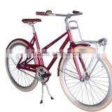 2016 Vintage Ladies City Bicycle Alloy Bicycle Single Speed Women Comfort City Bikes thumbnail-2
