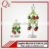 Small Beautiful Dismountable Balls Decorated Glass Christmas Tree
