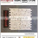 Grey Broken Edge Marble Mosaic Tiles thumbnail-1