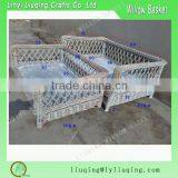 Handmade Weaving Wicker Basket Dog Bed /Wicker Rattan Dog Beds/Wooden Dog Bed thumbnail-1