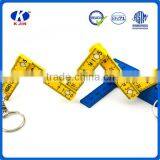 2016 Hot Sale New Style 50cm Mini 5 Fold Belt Buckle Plastic Ruler for Office thumbnail-2