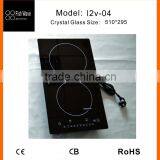 China Supplier Home Appliance 30cm 2 Zones Induction Cooker With Digital Temperature Control thumbnail-3