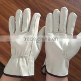 factory sales leather glove, leather working glove, cow split leather glove