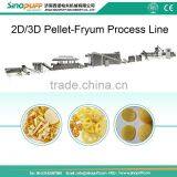 Jinan Shandong 2D Pellet/Most Cheap 2D Pellets Snack Food Extruder Machine
