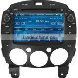 2 DIN Car DVD Player TouchScreen GPS Navigation For MAZDA 2 2007-2014 thumbnail-3