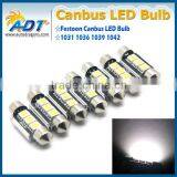 CANBUS for BMW 5 Series E34 E39 E60 Number Plate Light LED Bulbs C5W 39mm 3 LED