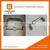 SS Curved 90 Degree Furniture Kitchen Handles From Guangzhou Longcharm Hardware