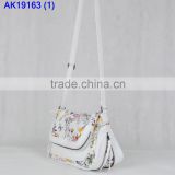 Angelkiss-fashion printing handbag with flowers,shoulder handbag