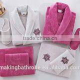 Top Quality Latest Fashion Dresses Bathrobe and Towels Set for Spa thumbnail-1