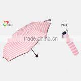 3 Folded Multi-Color Sunshade Mini Umbrella