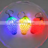 2016 Fashion Cute Plastic Strawberry Key Holder, Multicolor LED Key Ring Unisex/ thumbnail-2