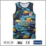 Wholesale Summer Custom Printed Women Gym Stringer Bodybuilding Tank Tops thumbnail-2