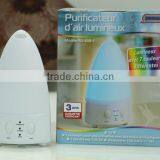 Colorful LED Plastic Cover Cool Mist Ultrasonic Aroma Diffuser thumbnail-3